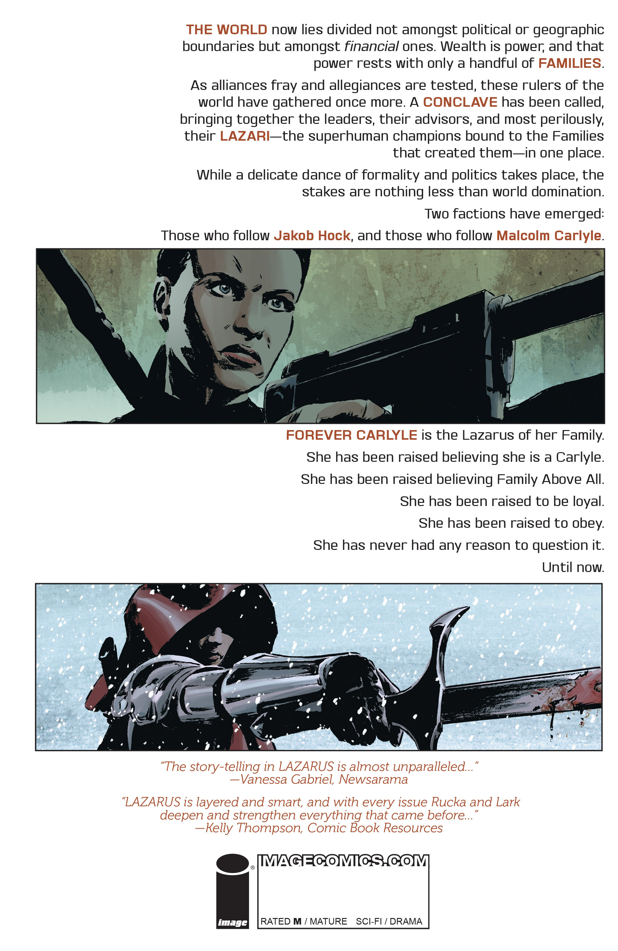 Read online Lazarus (2013) comic -  Issue # _TPB 3 - Conclave - 152