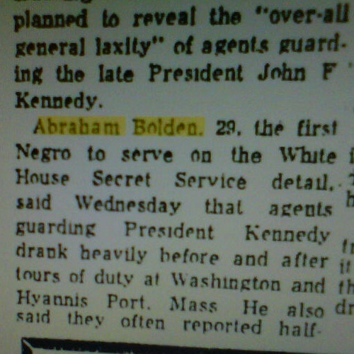 "Spokane Daily Chronicle" 5/21/64: ABE WAS CORRECT- their was a proven pattern