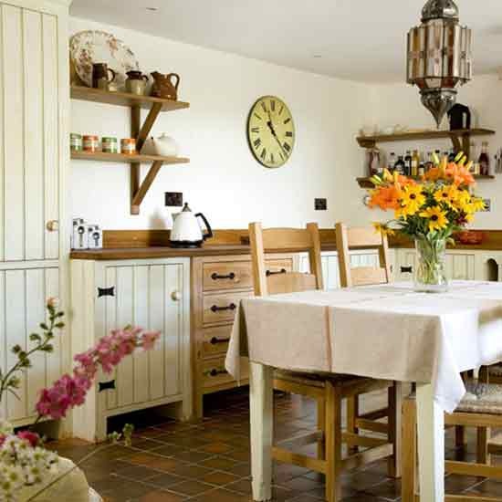 Small Country Kitchen Decorating