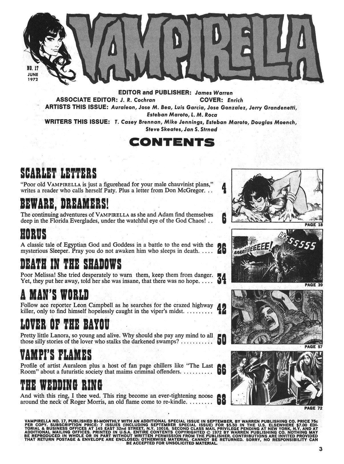 Read online Vampirella (1969) comic -  Issue #17 - 3