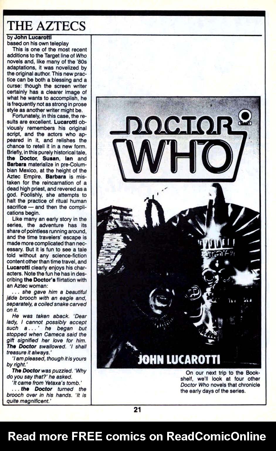 Read online Doctor Who (1984) comic -  Issue #7 - 23