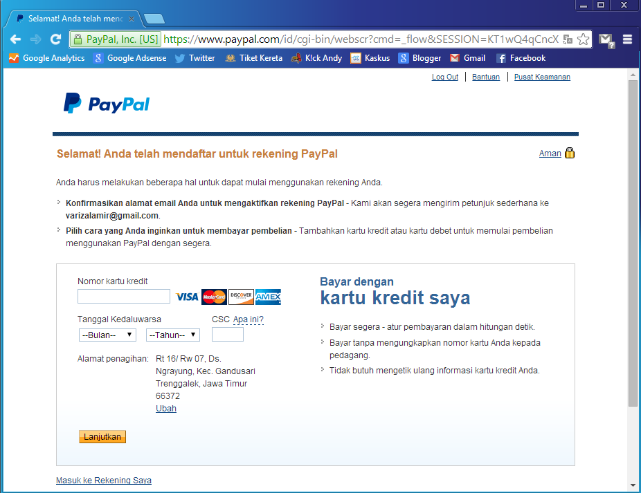 Gratis Daftar PayPal Indonesia INDOAMATERASU