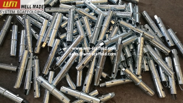 Frame Scaffolding Coupling Pin With Spring Clip For Construction Concrete Formwork Framework