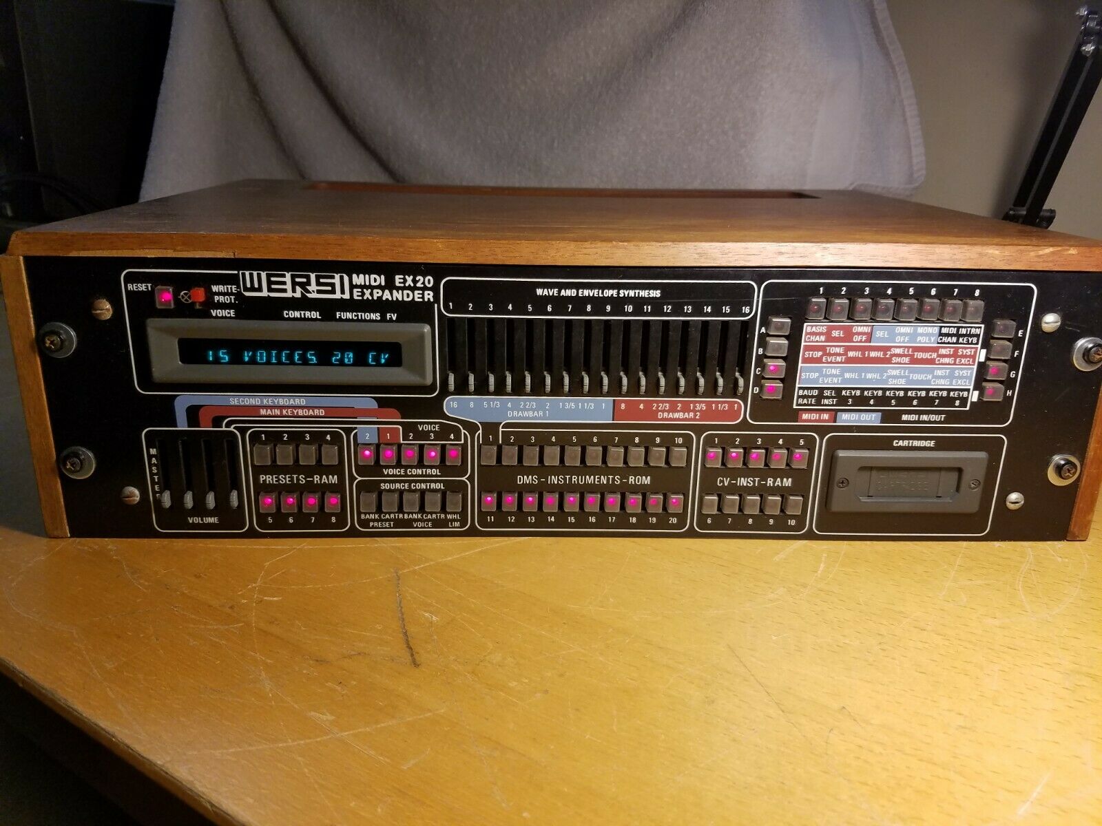 MATRIXSYNTH Wersi EX20 additive synthesizer