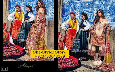 Shehla Chatoor Embroidered Lawn ’17 for Eid By Shariq Textiles