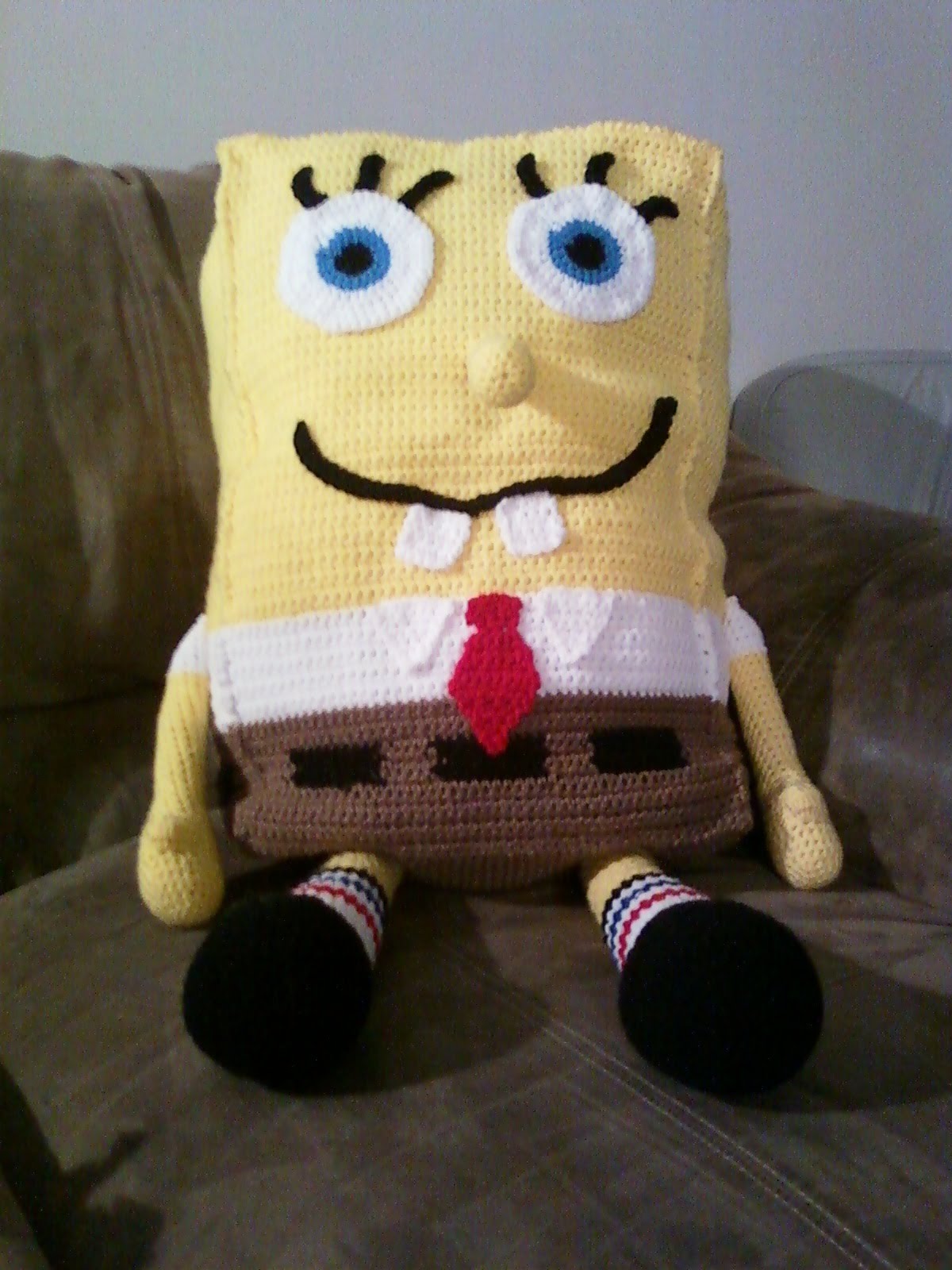 to Dunaway Crafts The Spongebob Pillow Pal
