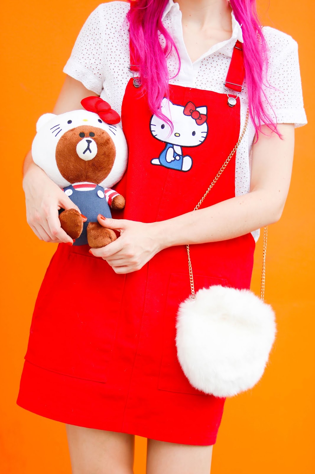 Hello Kitty Overalls Outfit