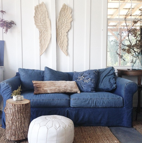 Denim Sofa Love The Wicker House