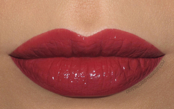 Shiseido Rouge Rouge Lipstick Swatches RD503 Bloodstone