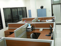 Meja Sekat Kantor - Meja Kubikel - Cubicle Workstation Table