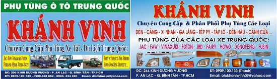 Nơi bán phụ tùng xe tải – Đèn pha – xi nhan – Veam – Cửu long – Thaco – dongfeng Oto