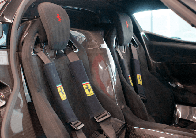 Ferrari LaFerrari seats and carbon fibre