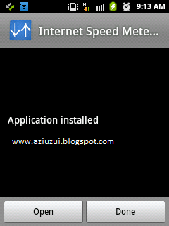 Cara Install Aplikasi Internet Speed Meter Lite 