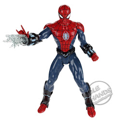 spider ultimate toys spiderman electro taking shape power december idle figure hasbro web