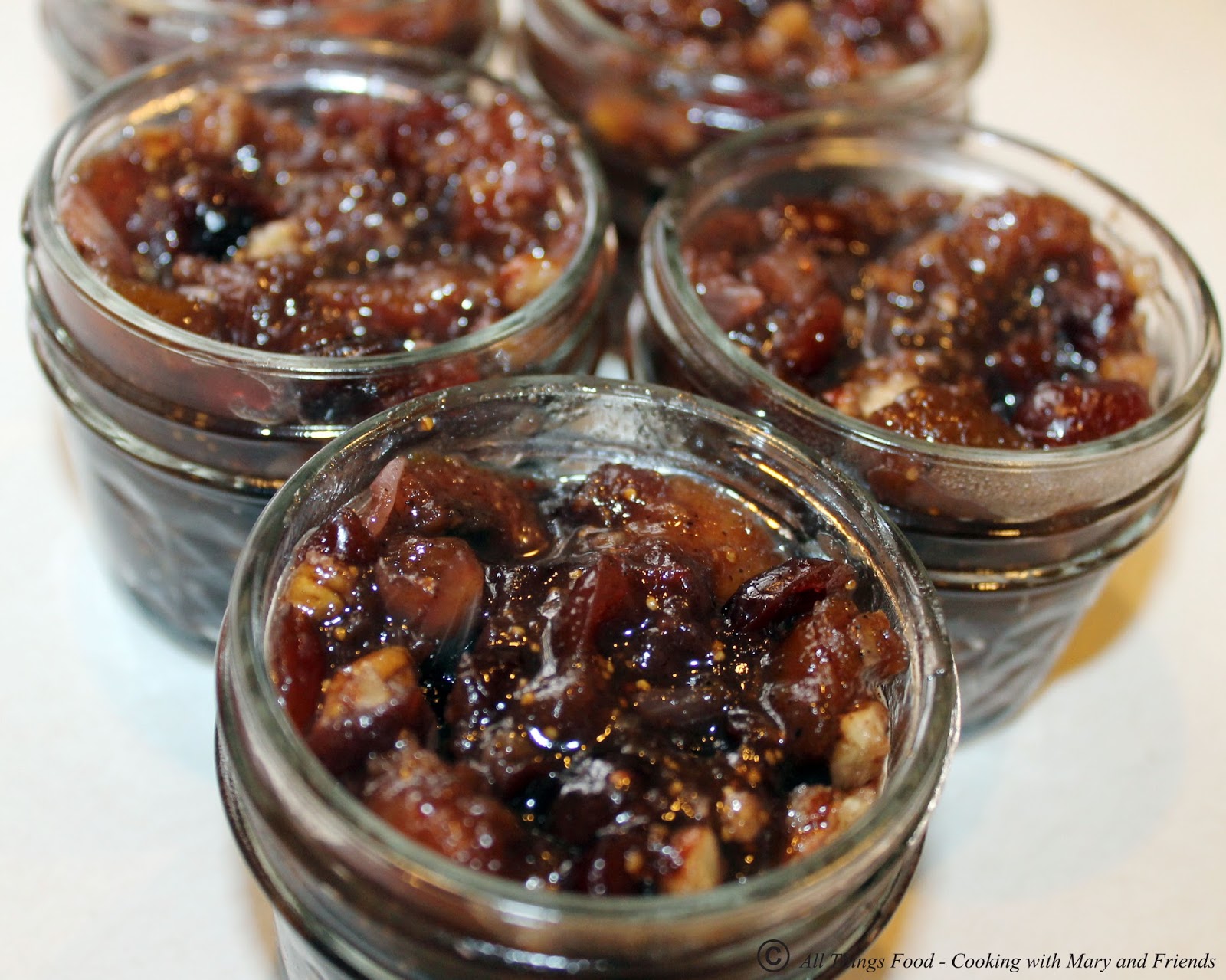 Cooking With Mary and Friends FigCranberry Chutney