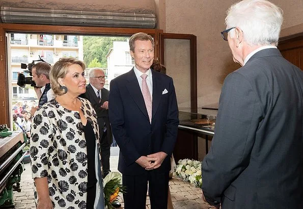 Grand Duke Henri and Grand Duchess Maria Teresa visited Bettembourg and were welcomed by Mayor Natalie Silva and Deputy Prime Minister Xavier Bettel