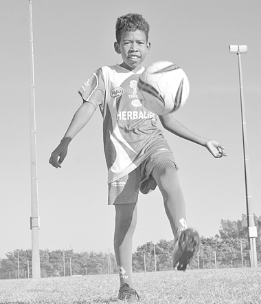 Diego Daniel Medina Román Con apenas ocho años, ya es un crack con