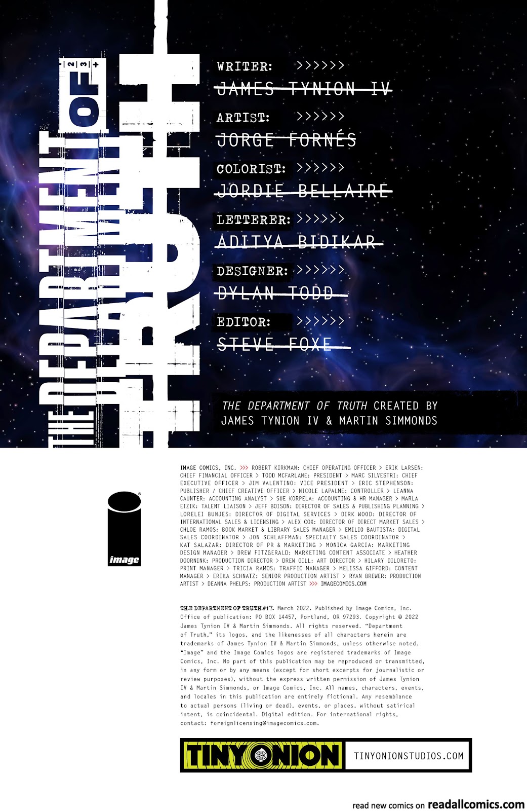 The Department of Truth chapter 17 page 2