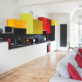 kolorowe_szafki_kuchenne fronty_kuchenne