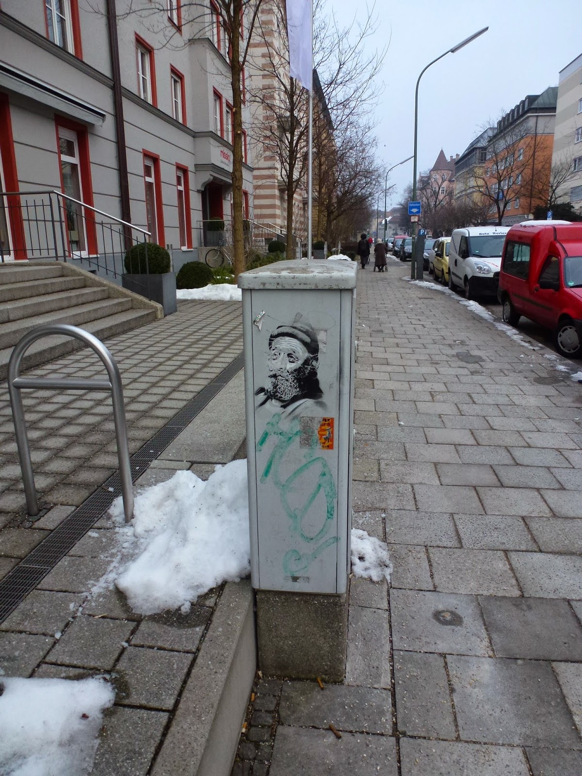 Stencil in München, Streetart, Urbanart