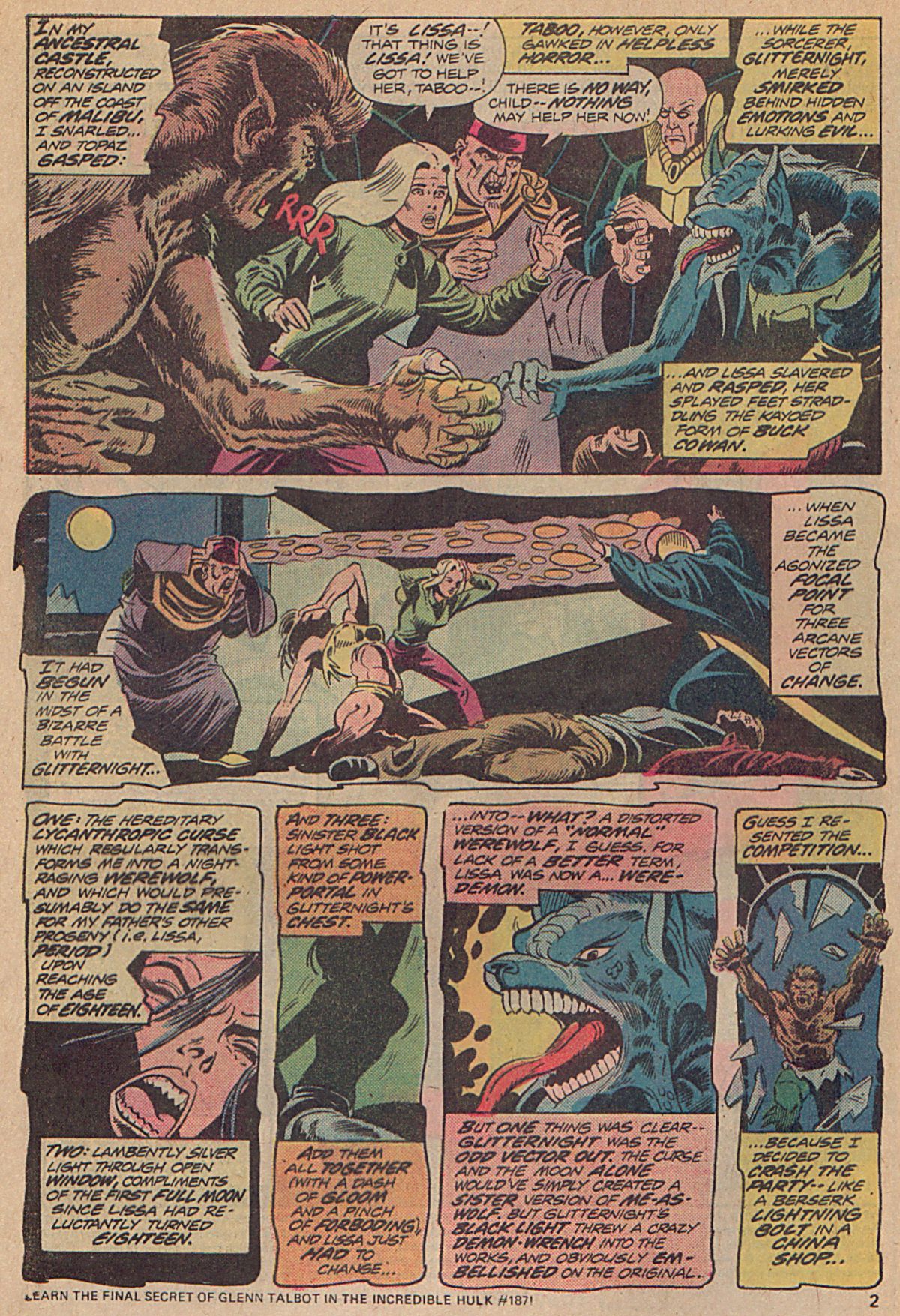 Werewolf by Night (1972) issue 29 - Page 3