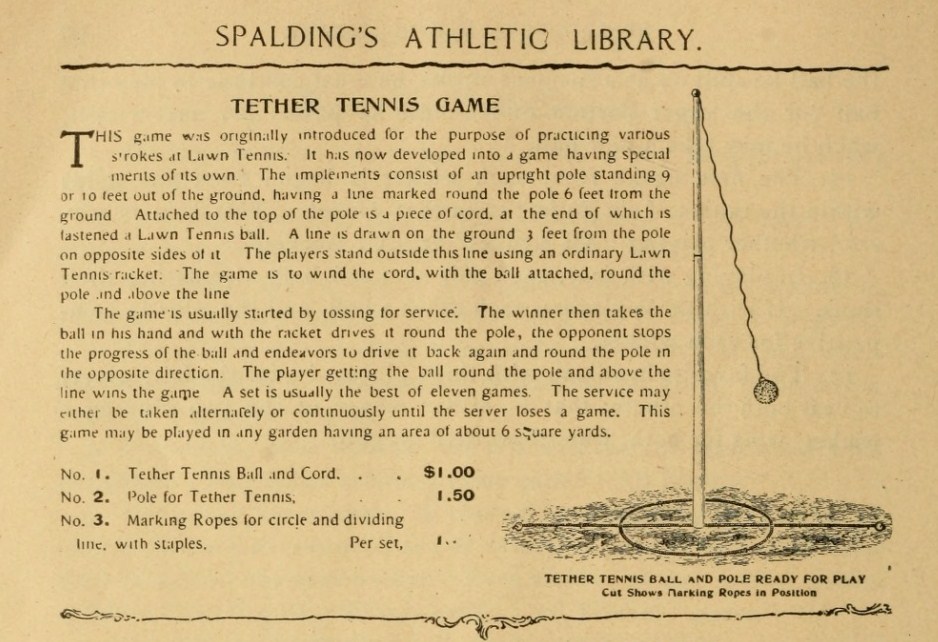 Early Sports and Pop Culture History Blog A Ball, a Pole, a Rope a