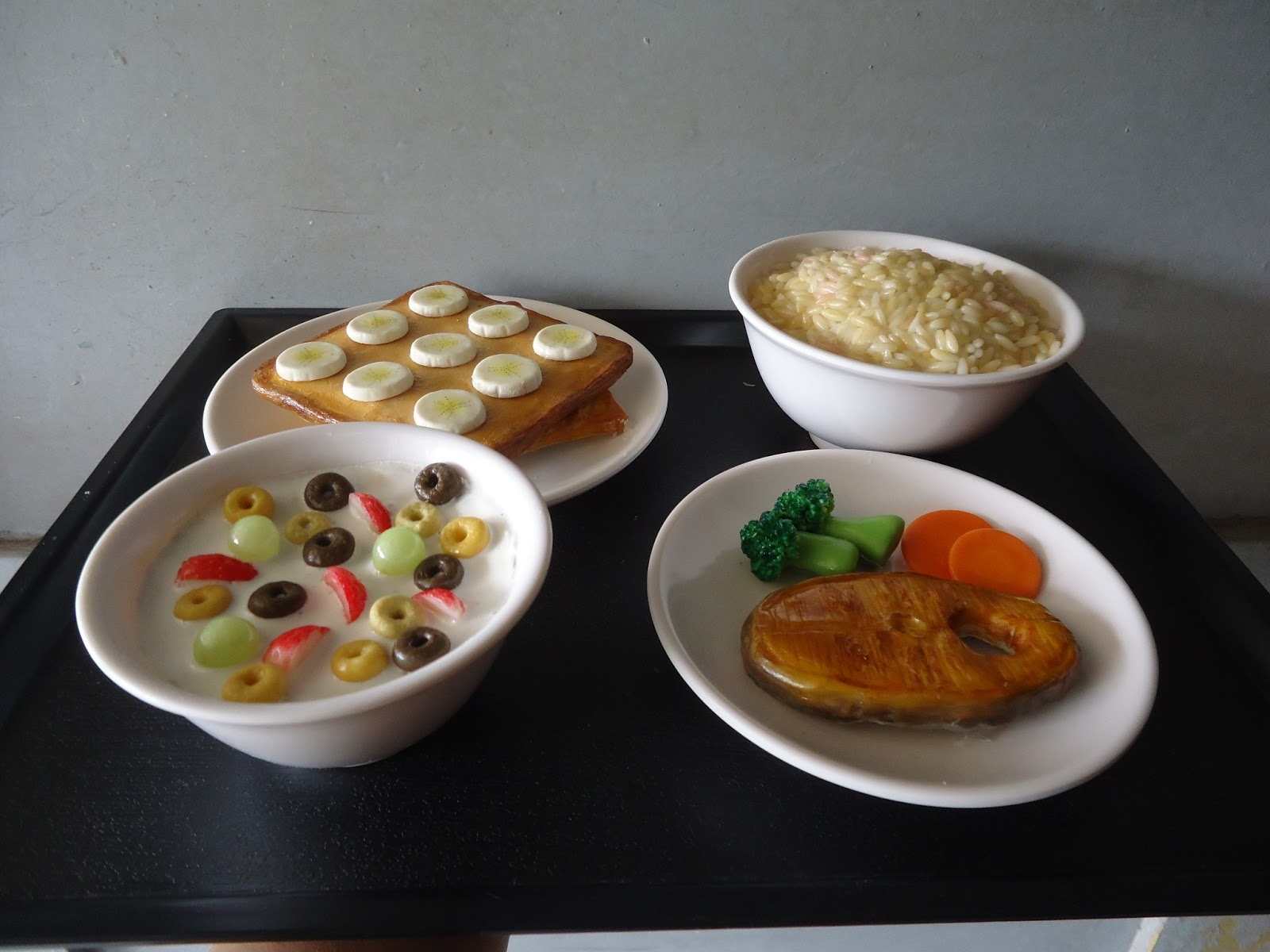 Kin's Miniature Handmade Clay Food by Kin Quek. Have Fun With