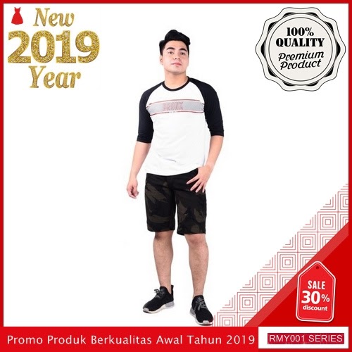 RMY178D29 Diesel Kaos Oblong Raglan Keren Hitam 3 BMGShop
