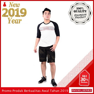 RMY178D29 Diesel Kaos Oblong Raglan Keren Hitam 3 BMGShop