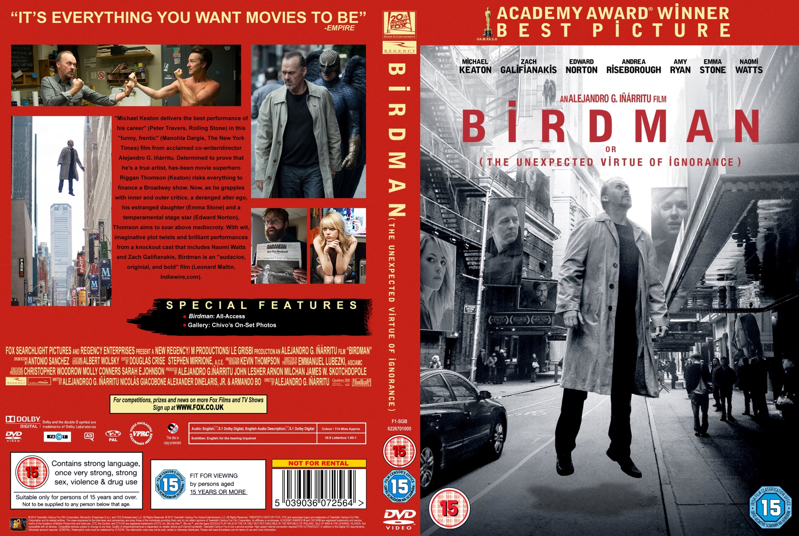 Birdman Dvd Cover Cover Addict Free Dvd Bluray Covers