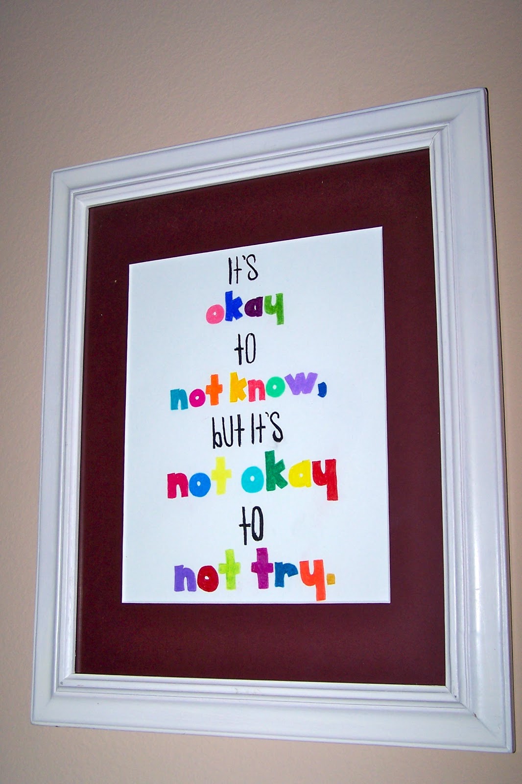 The Princess and the Tot: Sign for School Room