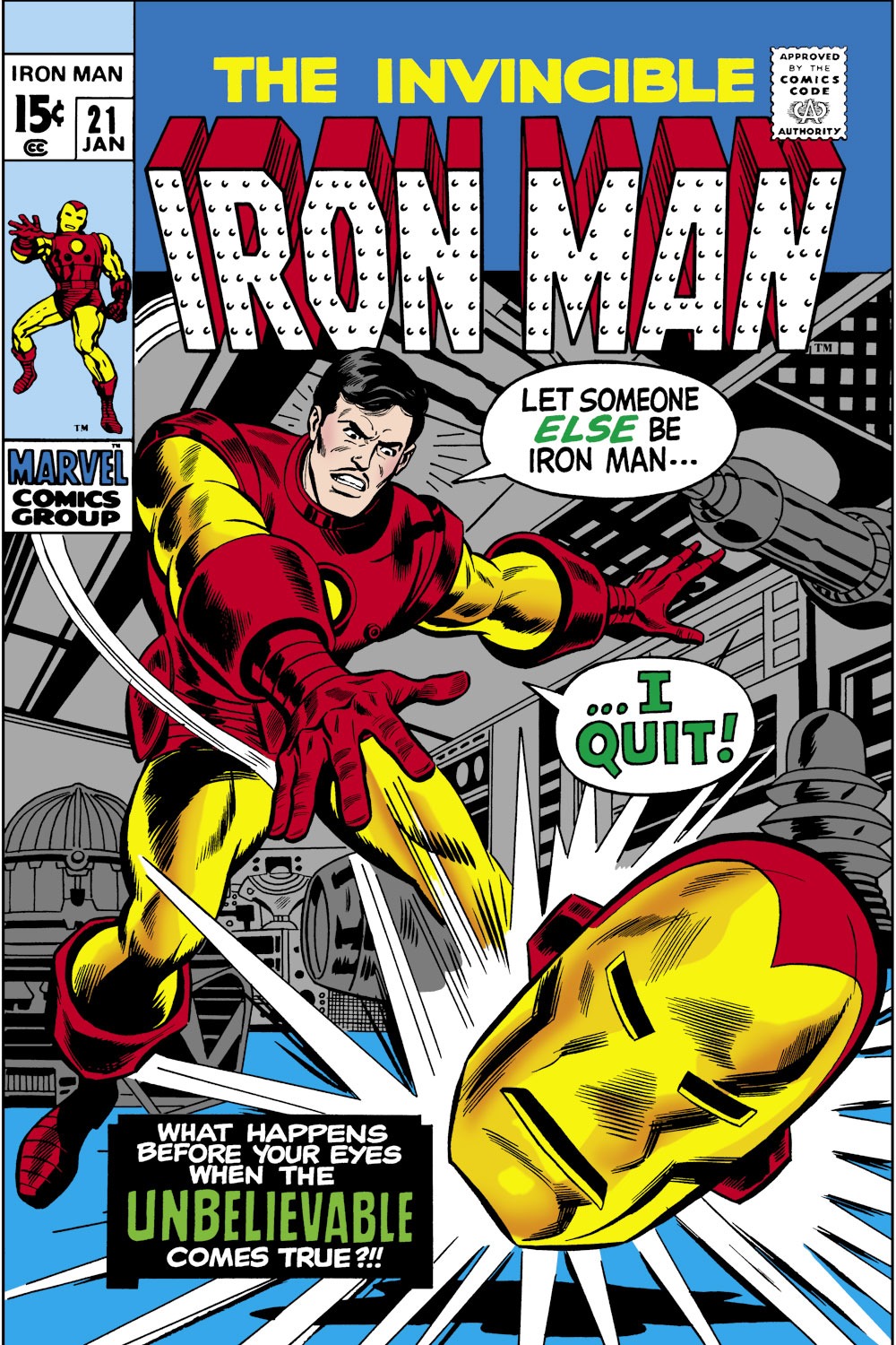Read online Iron Man (1968) comic -  Issue #21 - 1