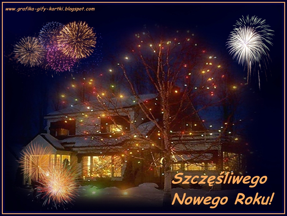 Nowy rok szczęśliwy grafika-gify-kartki: *' Kartki Noworoczne - Szczęśliwego Nowego Roku!