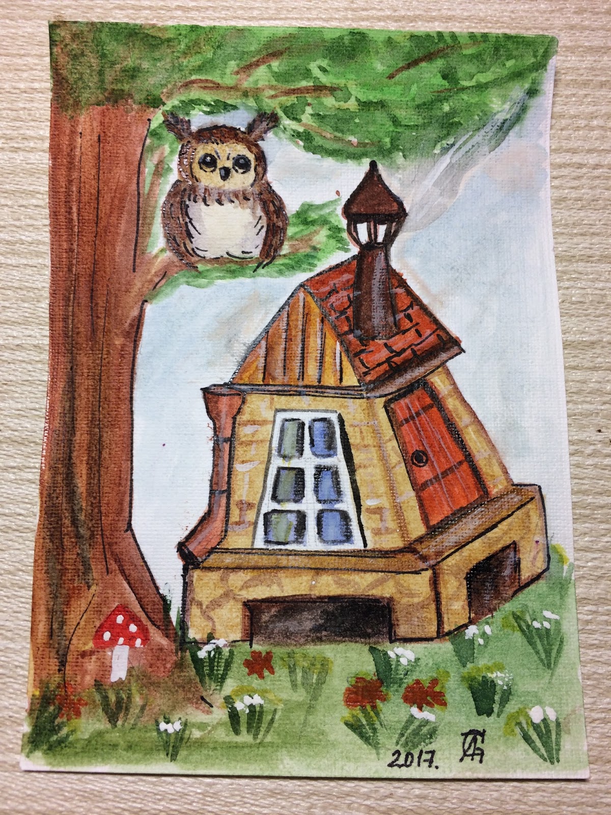 Буква д в виде домика картинки