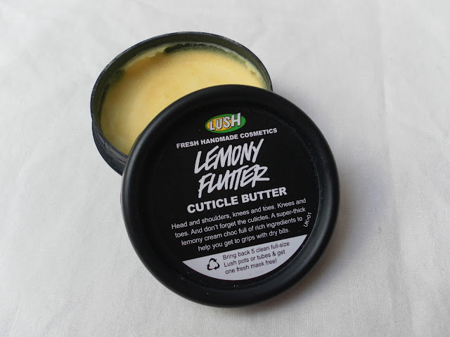 A picture of Lush Lemony Flutter Cuticle Butter