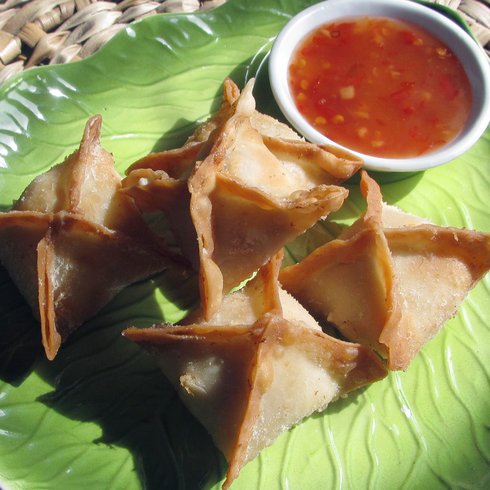 The Enigmatic Crab Rangoon Nibble Sip
