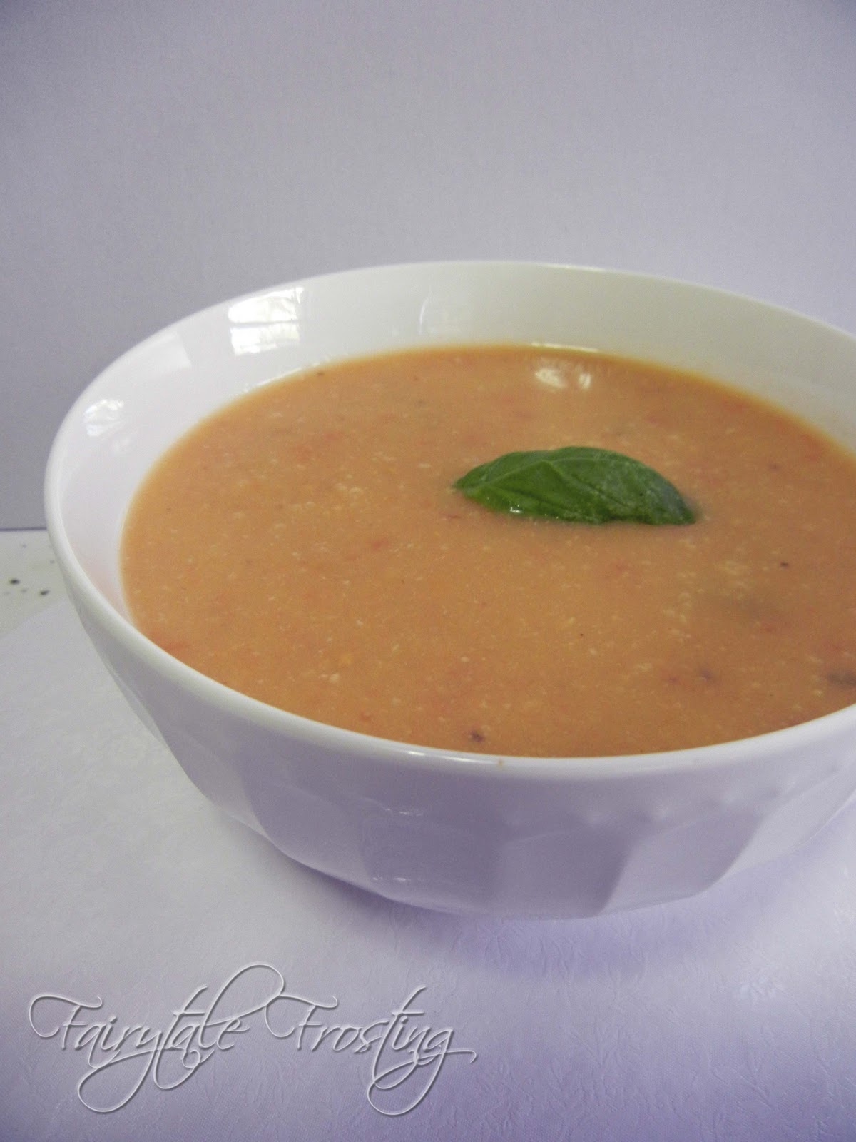 Fairytale Frosting Soup Week Roasted Eggplant and Tomato Soup