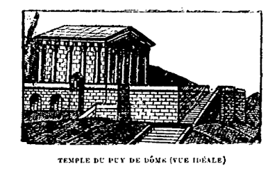 Temple de Wasso, sommet du Puy-de-Dôme, Auvergne.