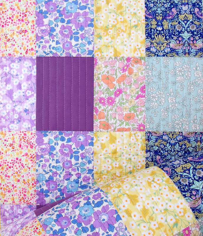 Alice Caroline Exclusive Liberty Tana Lawn Quilt | © Red Pepper Quilts 2018