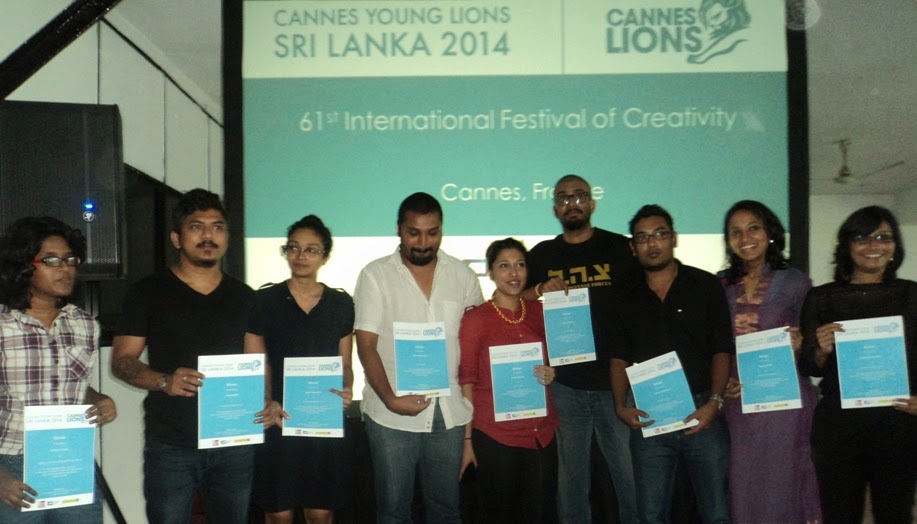 The 9 young Cannes Teams from Sri Lanka.