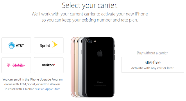 Apple is now selling an unlocked SIM-free iPhone 7 and iPhone 7 Plus (Unlocked) on Apple’s website, starting at $650 and $770, respectively.The SIM-free iPhone 7 and iPhone 7 Plus comes without a wireless contract commitment or carrier financing