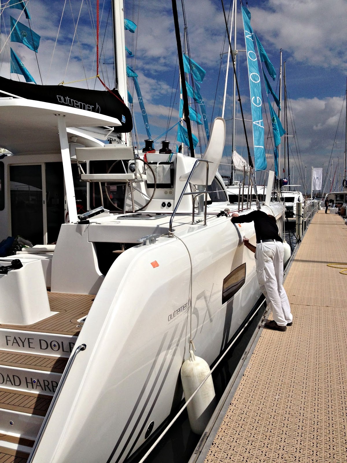 Catamaran Connection Shining at the La Grande Motte Multihull Boat Show!