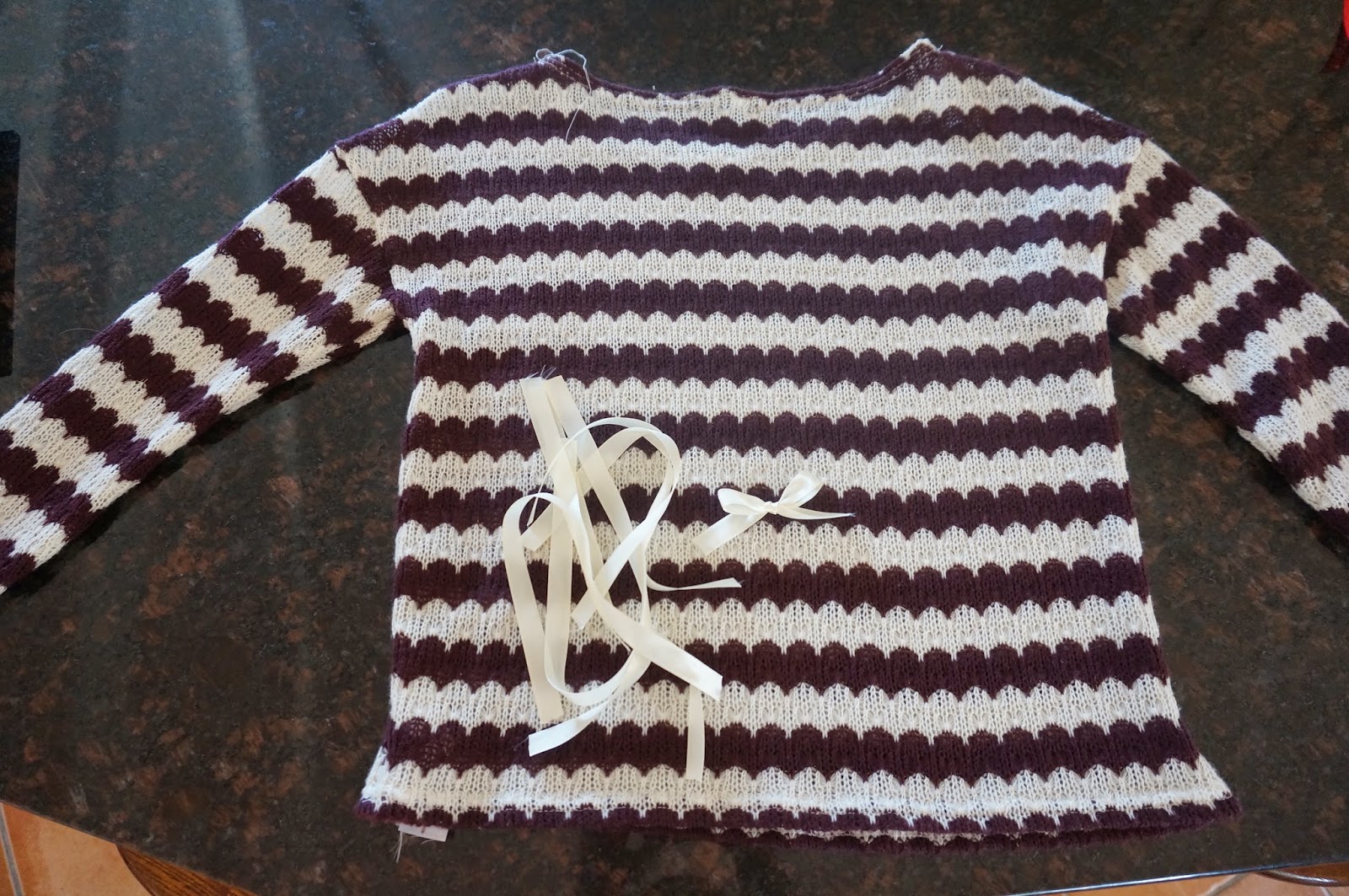 Think To The Future DIY Bow Jumper