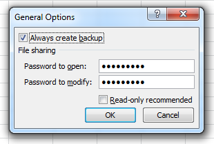 Memasang Password Encripsi Di File Excel