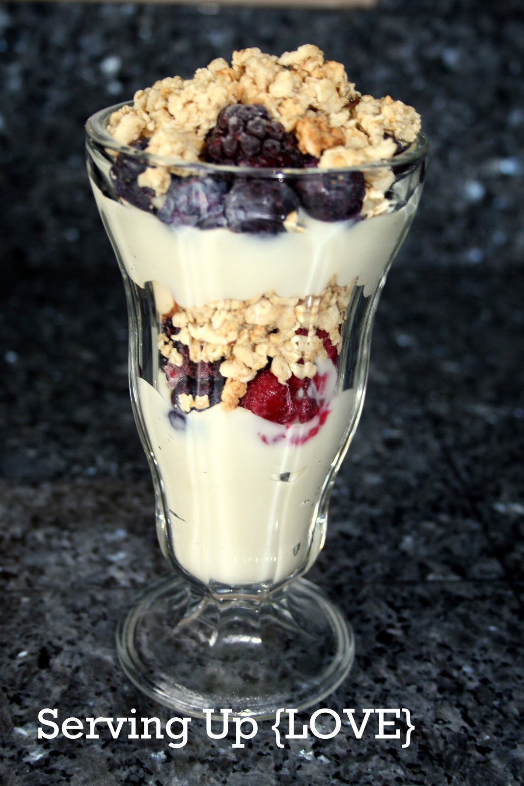 Katherine's Kitchen Serving Up {Dessert} Granola Pudding Parfait