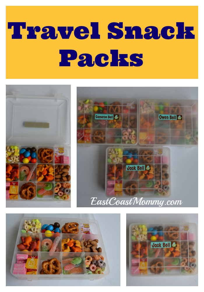 East Coast Mommy: Travel Snack Packs