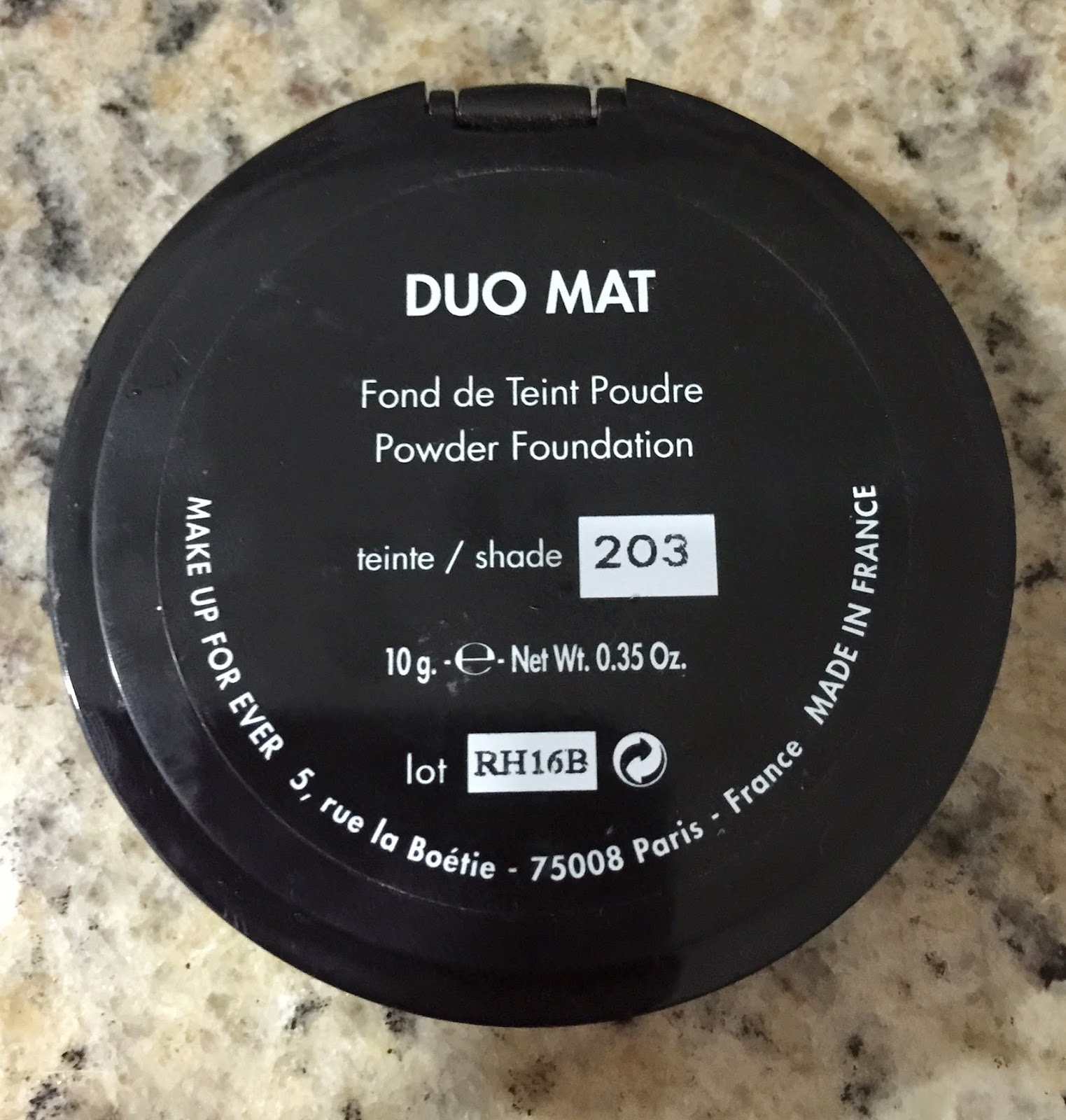 Beauty In Luv MAKE UP FOREVER DUO MAT POWDER FOUNDATION