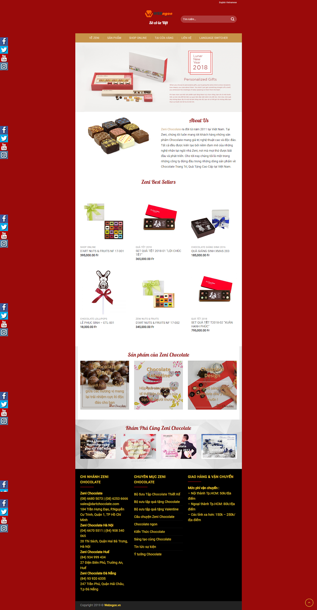 mẫu bán socola chocolate wn037