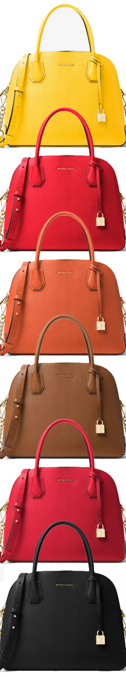 michael kors mercer dome satchel