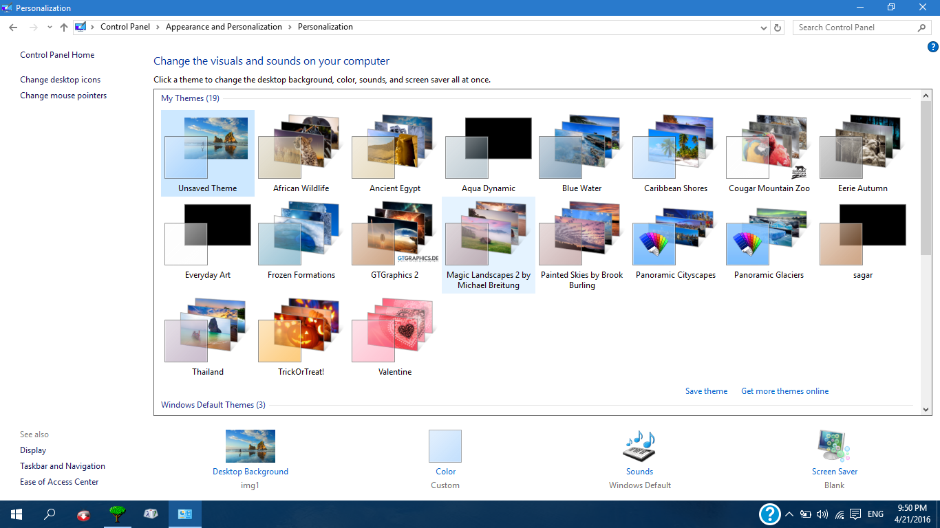 Shagar S Blog Customize Your Desktop With Windows Theme